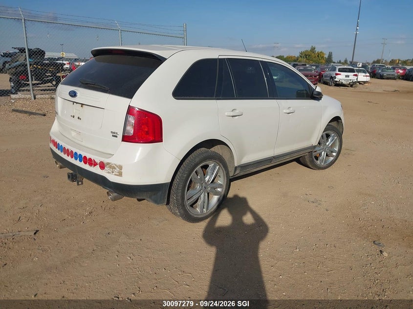 Vin: 2fmdk4jc1dbc08352, lot: 20149497, ford edge sel 20134