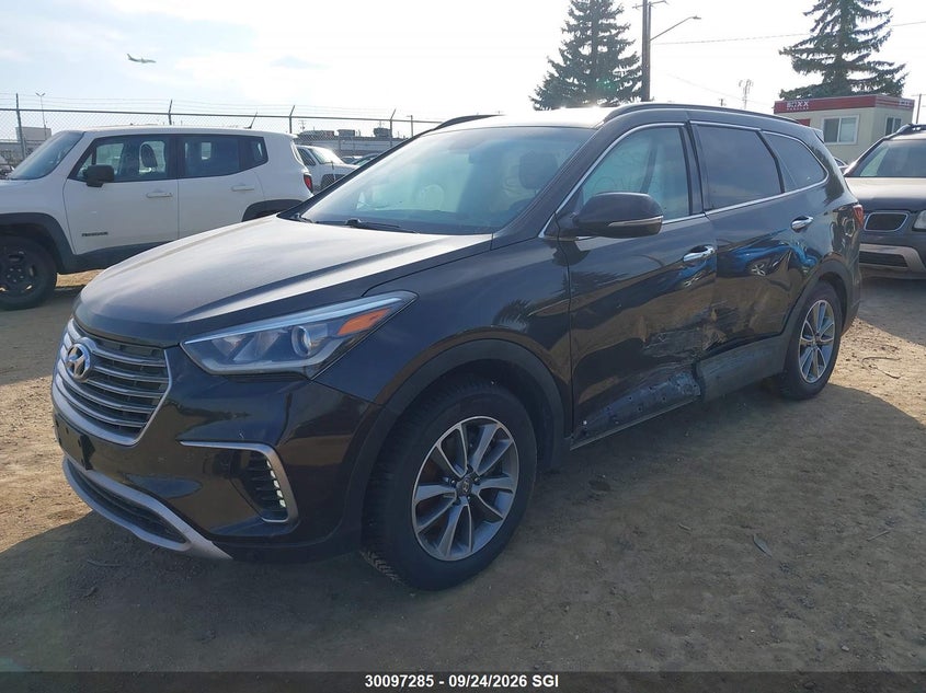 Vin: km8sndhf7ju287028, lot: 20149514, hyundai santa fe se/limited 20182