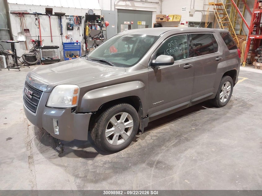 2012 GMC Terrain, Удар спереду, IAAI, VIN 2GKFLREK4C6290954 — фото 2
