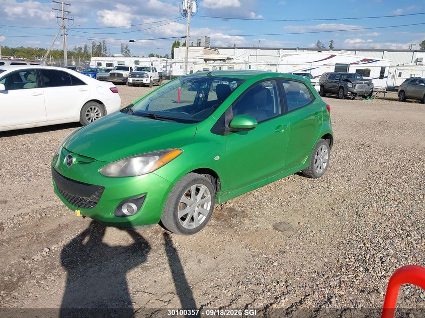 2011 Mazda 2, Град, IAAI, VIN JM1DE1HY2B0113048 — фото 2