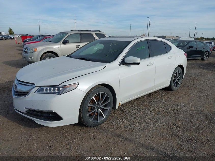 2016 Acura TLX, Град, IAAI, VIN 19UUB3F54GA801021 — фото 2