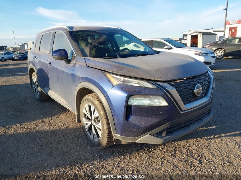 2021 Nissan Rogue Sv, Левый зад, IAAI, VIN 5N1AT3BB3MC780975