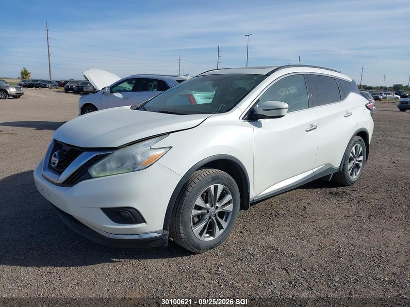 2016 Nissan Murano, Град, IAAI, VIN 5N1AZ2MH9GN101035 — фото 2