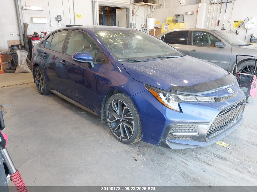 2020 Toyota Corolla Se/Xse, Rear, IAAI, VIN 5YFB4RBE3LP002992