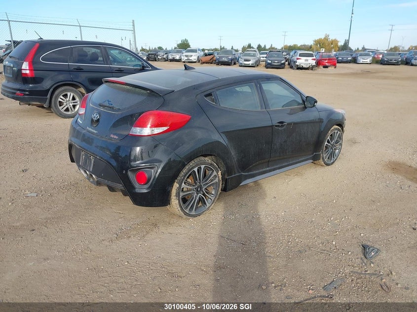 Vin: kmhtc6ae0gu250418, lot: 20149991, hyundai veloster turbo 20164