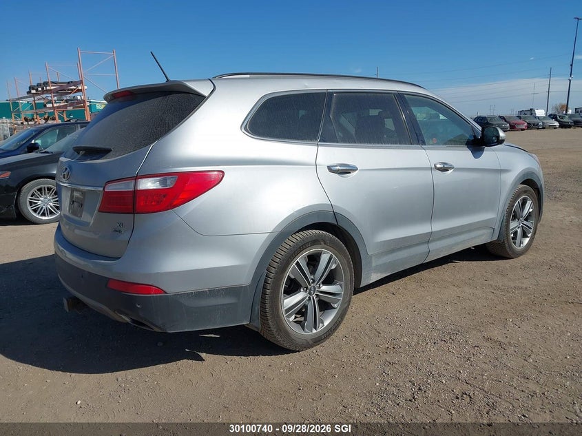 Vin: km8sndhf6eu050701, lot: 20150037, hyundai santa fe gls 20144