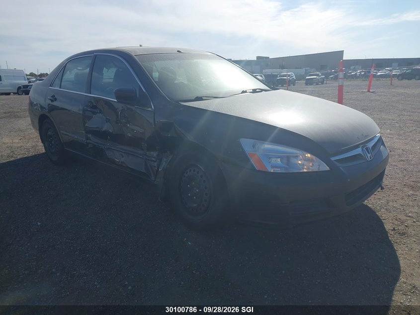 2007 Honda Accord Ex, Right Side, IAAI, VIN 1HGCM66587A800672