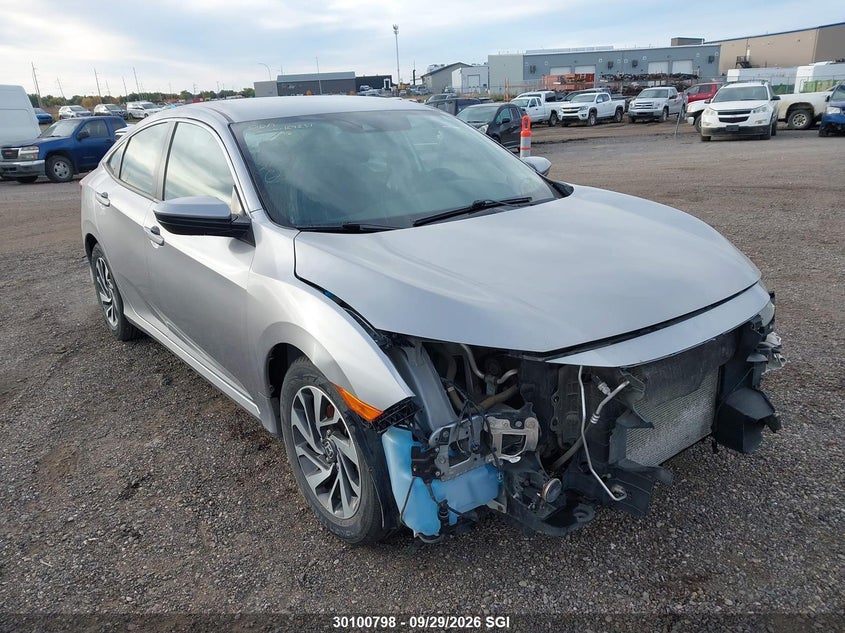 2018 Honda Civic Lx, Left Front, IAAI, VIN 2HGFC2F68JH031925