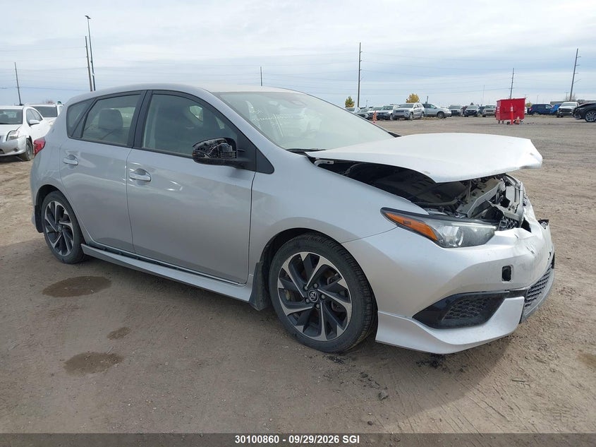 Vin: jtnkarje3hj536172, lot: 20150209, toyota corolla im 20171