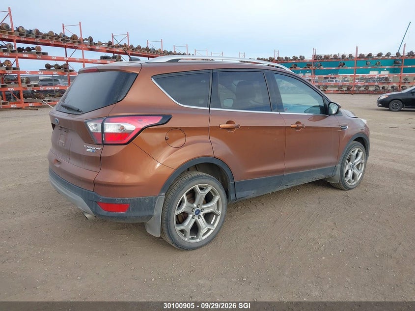 Vin: 1fmcu9j91hua85577, lot: 20150255, ford escape titanium 20174
