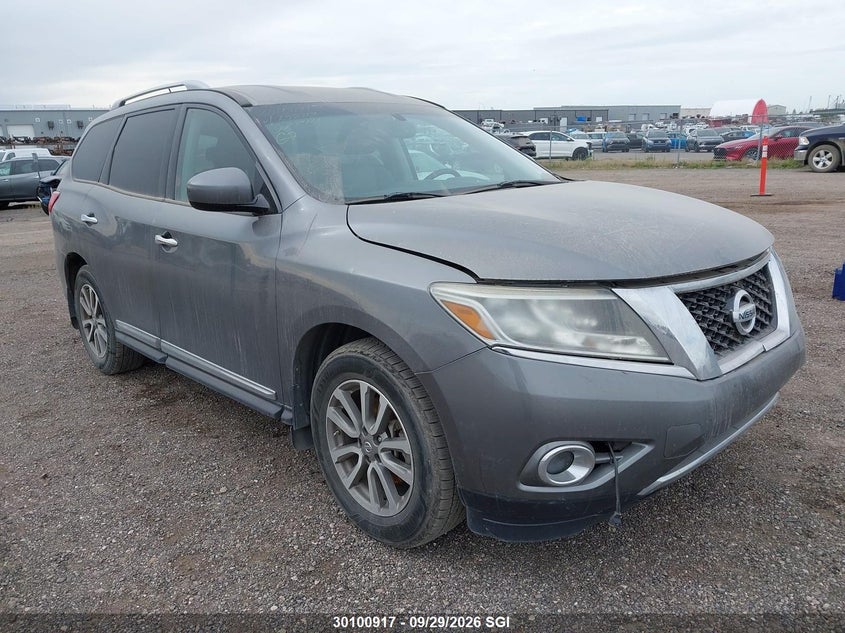 2015 Nissan Pathfinder S/Sv/Sl/Platinum, Hail, IAAI, VIN 5N1AR2MM8FC672717