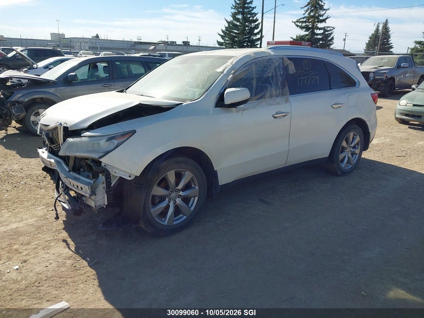 Vin: 5fryd4h86fb501346, lot: 20150368, acura mdx advance 20152