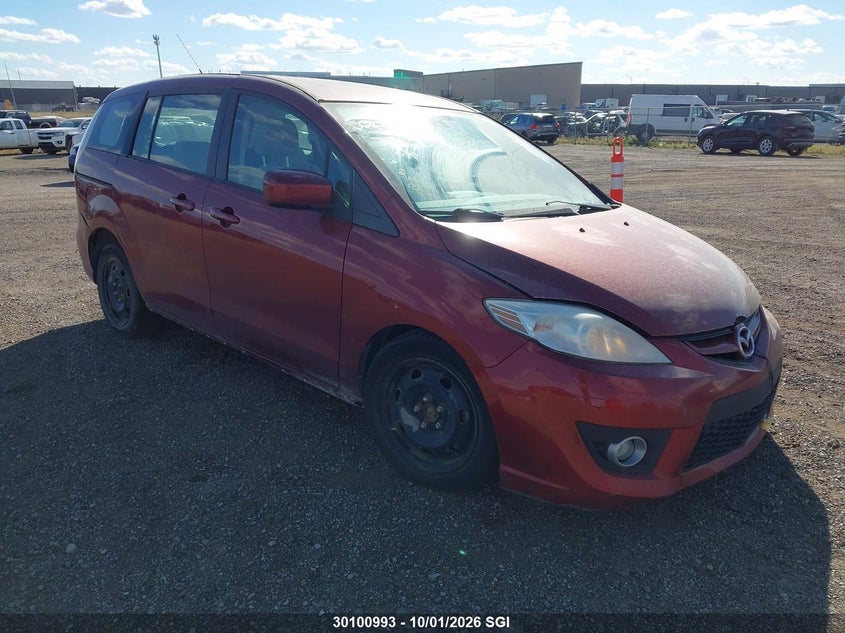 2010 Mazda 5, Левый перёд, IAAI, VIN JM1CR2W37A0372954