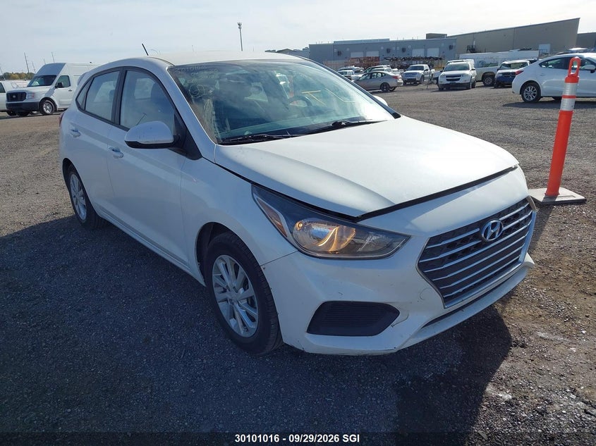 2019 Hyundai Accent Se/Sel, Удар спереди, IAAI, VIN 3KPC25A3XKE045826