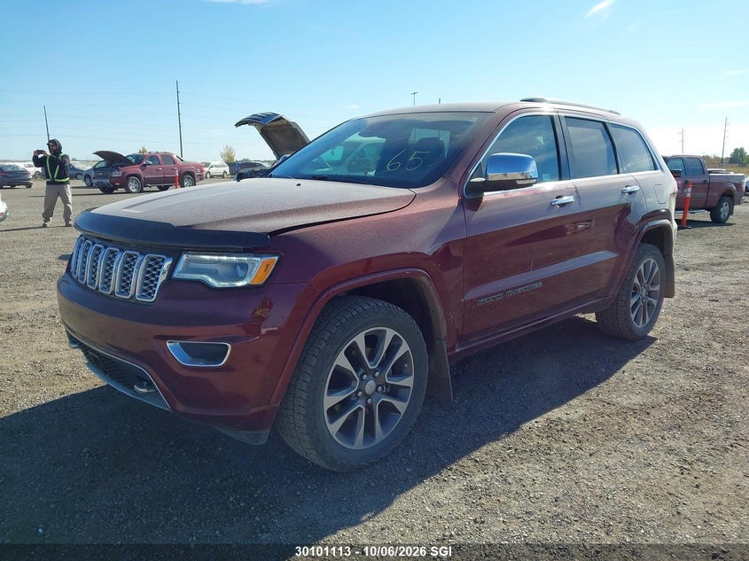 Vin: 1c4rjfcg0jc262746, lot: 20150537, jeep grand cherokee overland 20182