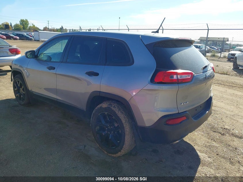 Vin: 1c4pjmas3fw672837, lot: 20150649, jeep cherokee sport 20153