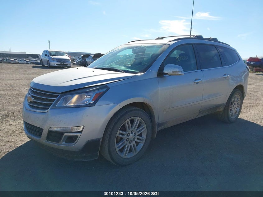 Vin: 1gnkvgkd0fj358146, lot: 20150696, chevrolet traverse lt 20152