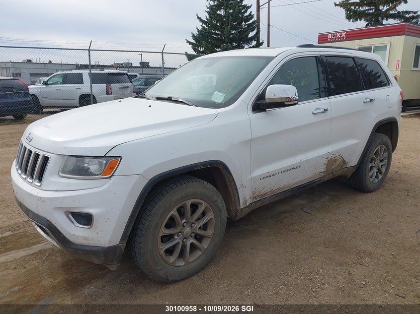 2014 Jeep Grand Cherokee Limited, Rear, IAAI, VIN 1C4RJFBG8EC514749 — photo 2