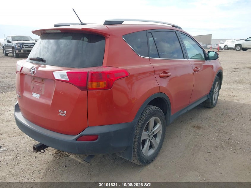 Vin: 2t3rfrev4fw264860, lot: 20151237, toyota rav4 xle 20154