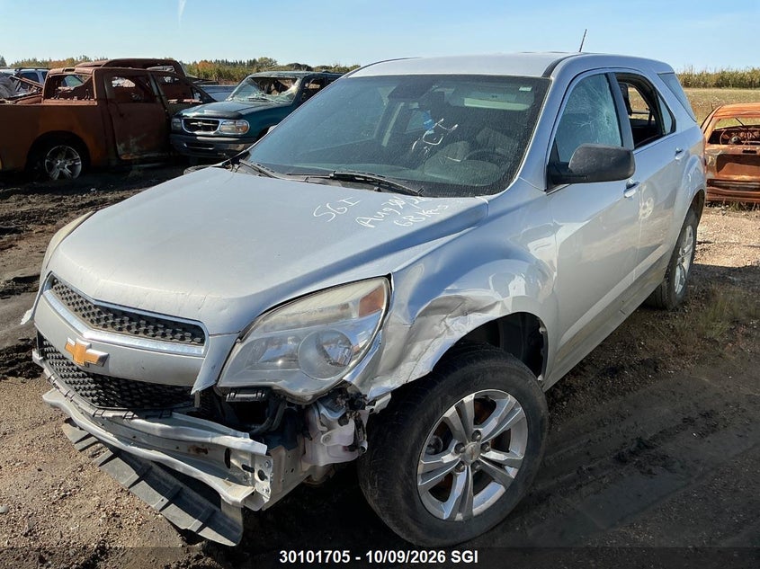 2013 Chevrolet Equinox Ls, Угон, IAAI, VIN 2GNFLCEK8D6178935 — фото 2