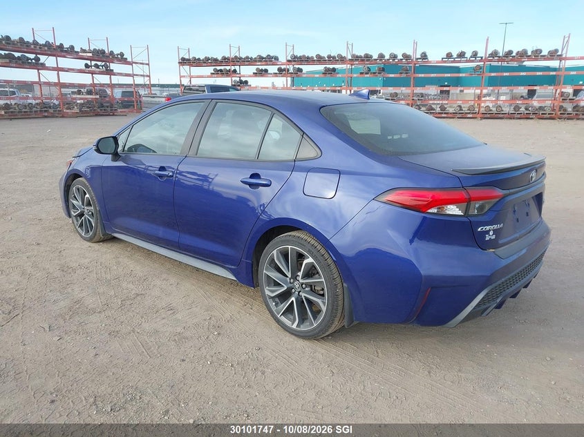 Vin: 5yfb4rbe3lp001602, lot: 20151369, toyota corolla se/xse 20203