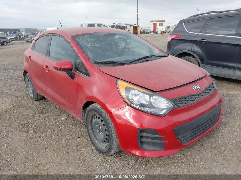 2017 Kia Rio Lx, Левый перёд, IAAI, VIN KNADM5A35H6058591