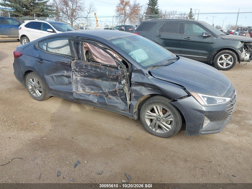 Vin: kmhd84lf6ku857187, lot: 20151908, hyundai elantra sel/value/limited 2019 img_1