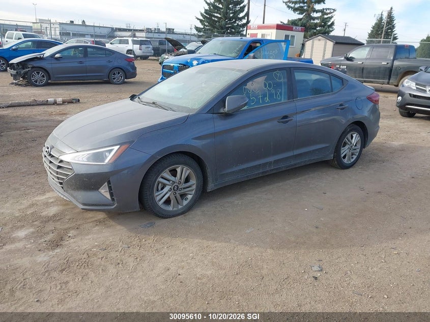 Vin: kmhd84lf6ku857187, lot: 20151908, hyundai elantra sel/value/limited 20192
