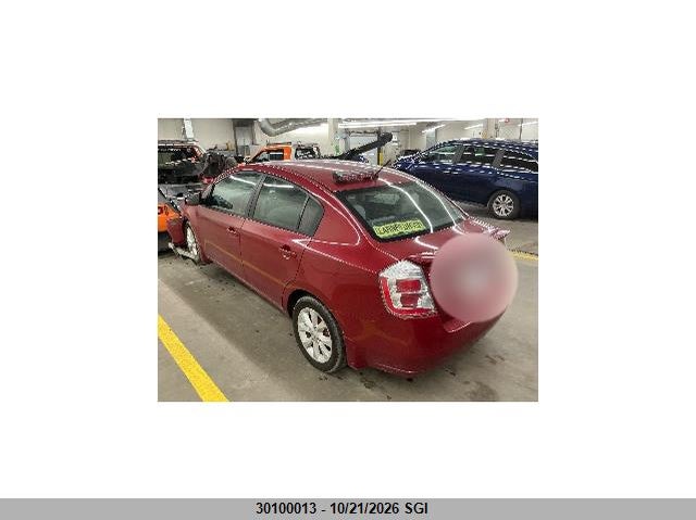 Vin: 3n1ab6ap1cl701220, lot: 20152125, nissan sentra 2.0/2.0s/sr/2.0sl 20123
