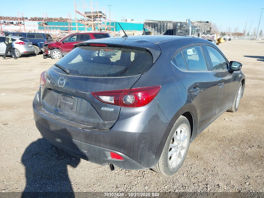 Vin: jm1bm1l74e1152215, lot: 20152247, mazda 3 touring 20144