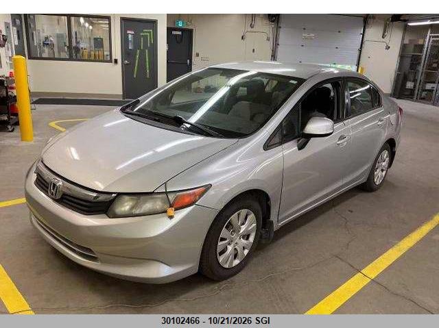 Vin: 2hgfb2f40ch121381, lot: 20152784, honda civic lx 20123