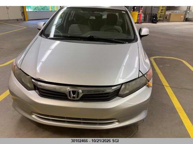 Vin: 2hgfb2f40ch121381, lot: 20152784, honda civic lx 20124