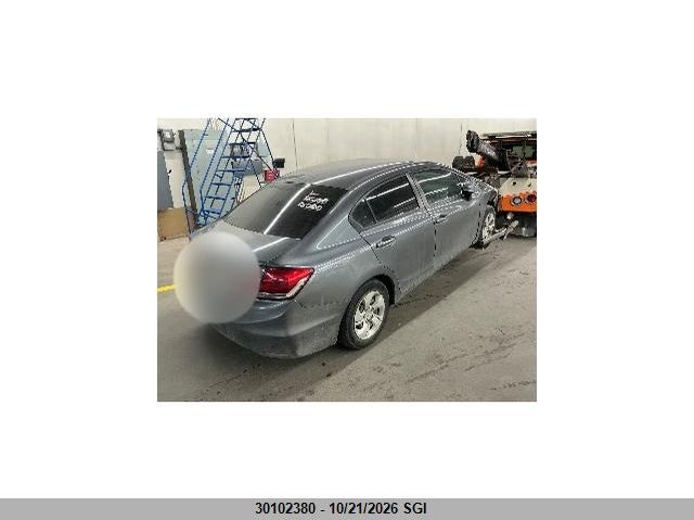 Vin: 2hgfb2f46dh020671, lot: 20152885, honda civic lx 20132
