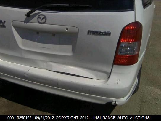 2000 Mazda Wagon Mpv Wagon VIN: JM3LW28GXY0119962 Lot: 10250192