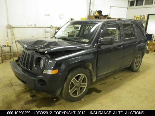 2008 Jeep Patriot Sport VIN: 1J8FF28W48D729550 Lot: 10396255