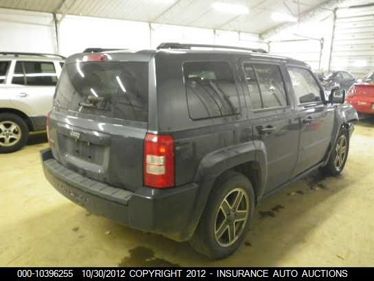 2008 Jeep Patriot Sport VIN: 1J8FF28W48D729550 Lot: 10396255