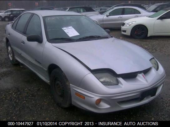 1G2JB524417398449 2001 Pontiac Sunfire Se