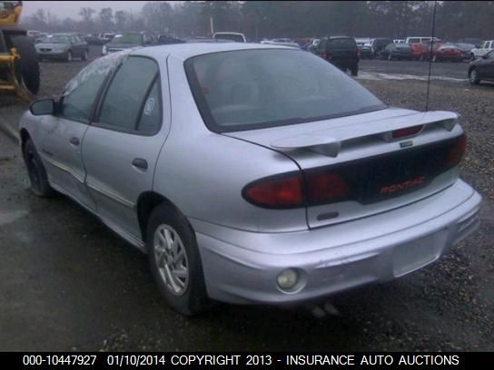 2001 Pontiac Sunfire Se VIN: 1G2JB524417398449 Lot: 10447927