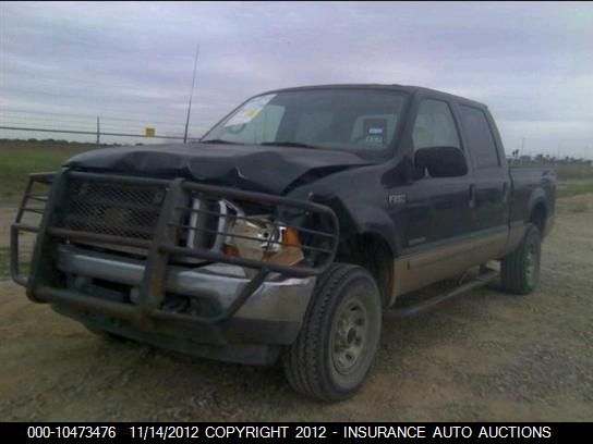 2001 Ford Srw Super Duty F250 Super Duty VIN: 1FTNW21F71EA85328 Lot: 10473476