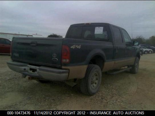 2001 Ford Srw Super Duty F250 Super Duty VIN: 1FTNW21F71EA85328 Lot: 10473476