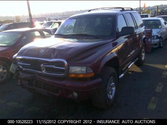 2002 Dodge Durango Slt VIN: 1B4HS48Z42F193841 Lot: 10528223