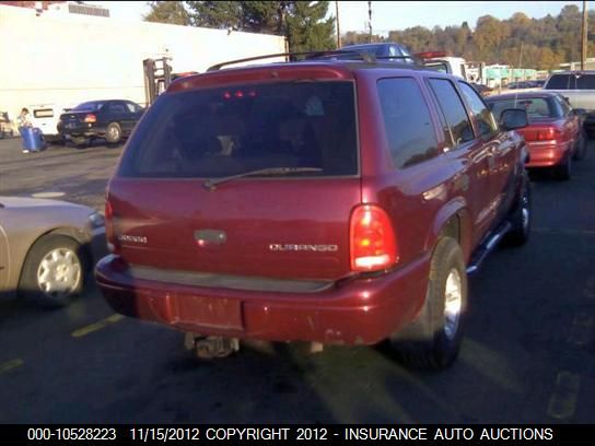 2002 Dodge Durango Slt VIN: 1B4HS48Z42F193841 Lot: 10528223