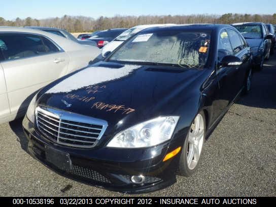 2007 Mercedes-Benz S550 550 4Matic VIN: WDDNG86X97A094751 Lot: 10538196