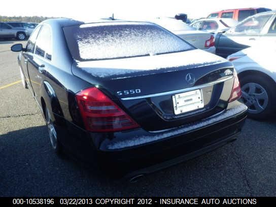 2007 Mercedes-Benz S550 550 4Matic VIN: WDDNG86X97A094751 Lot: 10538196