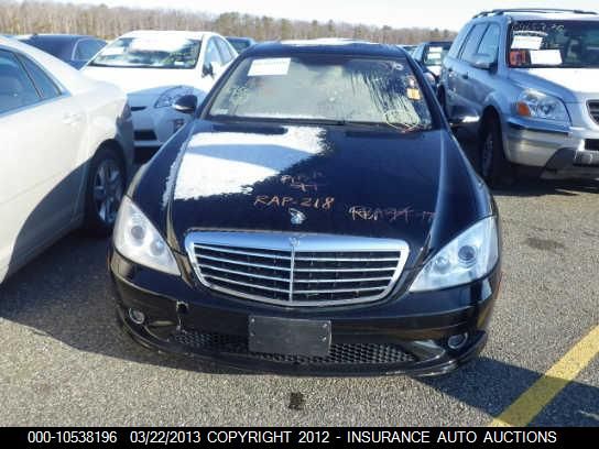 2007 Mercedes-Benz S550 550 4Matic VIN: WDDNG86X97A094751 Lot: 10538196