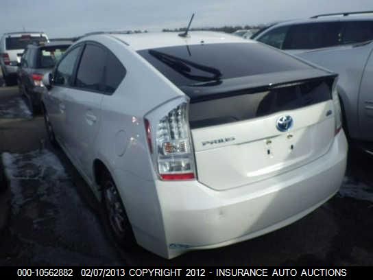 2010 Toyota Prius VIN: JTDKN3DU1A0011745 Lot: 10562882