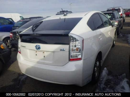 2010 Toyota Prius VIN: JTDKN3DU1A0011745 Lot: 10562882