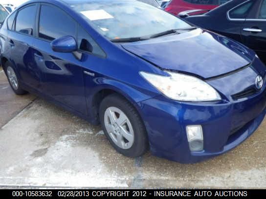 2010 Toyota Prius VIN: JTDKN3DU1A0093718 Lot: 10583632