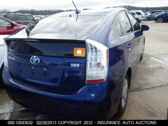 2010 Toyota Prius VIN: JTDKN3DU1A0093718 Lot: 10583632