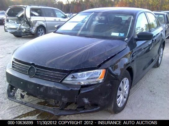 2012 Volkswagen Jetta Base/S VIN: 3VW2K7AJ3CM408445 Lot: 10636899